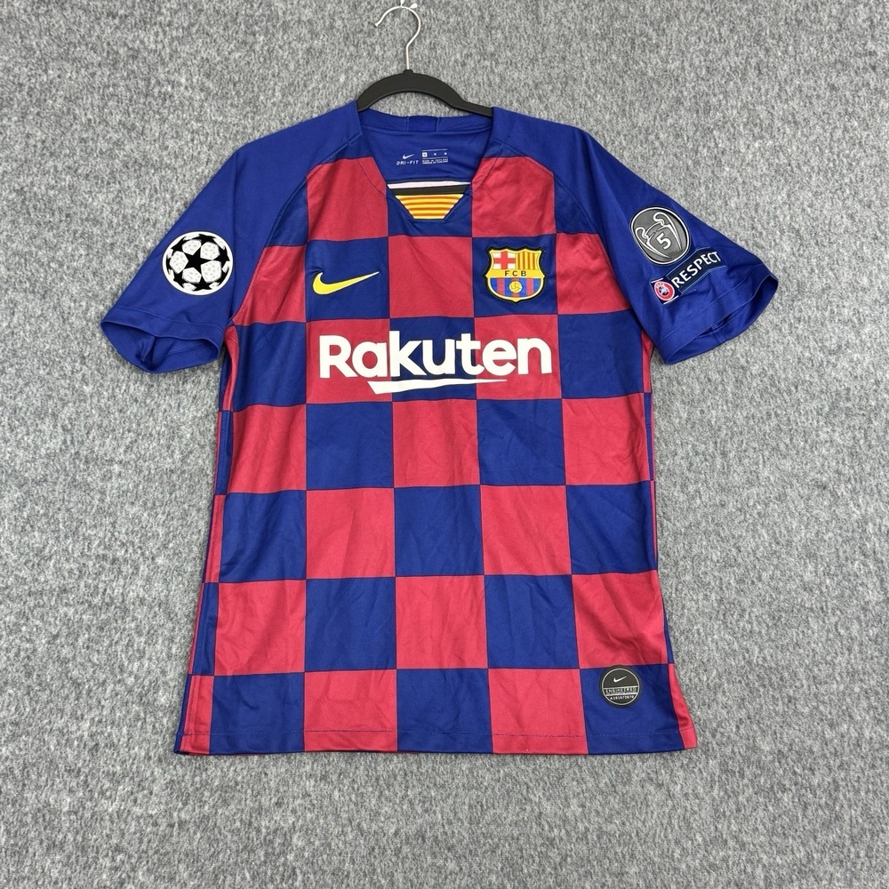 Nike FC Barcelona 2019-20 Home Jersey UCL Custom Imani #25 Men's Medium Dri-FIT